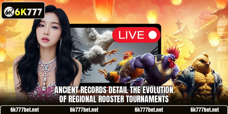 Ancient records detail the evolution of regional rooster tournaments Ancient records detail the evolution of regional rooster tournaments