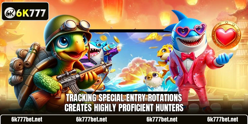 Tracking special entry rotations creates highly proficient hunters Tracking special entry rotations creates highly proficient hunters