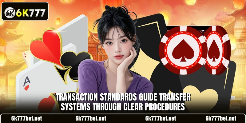 Transaction standards guide transfer systems through clear procedures
